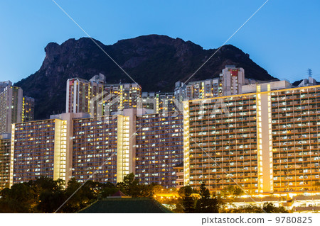 Kowloon with lion rock at night Kowloon with lion rock at night 9780825