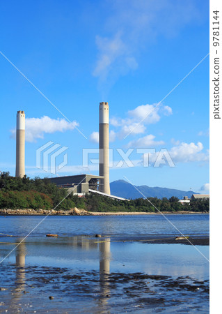 Coal plant and sea 9781144