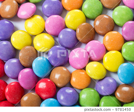 Colourful Chocolate bean 9781450