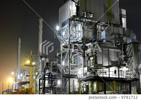 Industrial complex at night Industrial complex at night 9781712