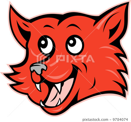 red fox head grinning smiling 9784074
