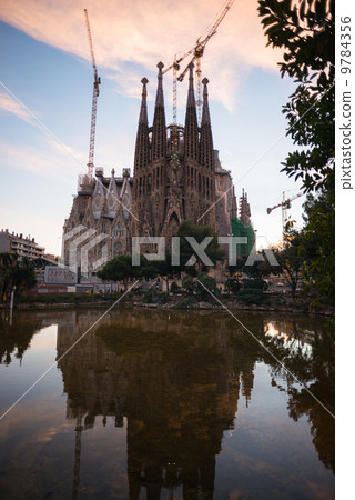 Sagrada Familia西班牙風景照片材料 9784356