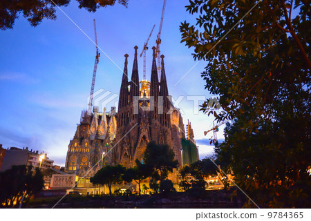 Sagrada Familia西班牙風景照片材料 9784365