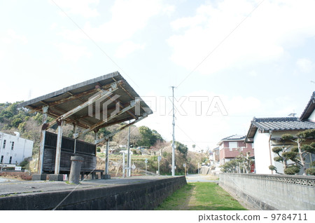 Miike railway Miyauchi station ruins Miike railway Miyauchi station ruins 9784711