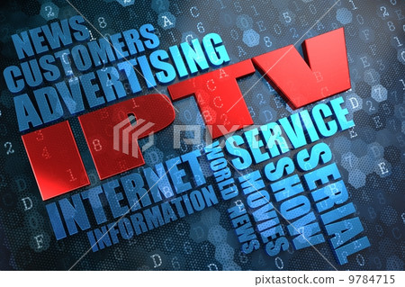IPTV. Wordcloud Concept. IPTV. Wordcloud Concept. 9784715