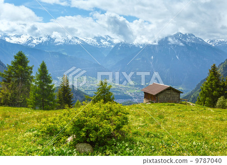 Summer mountain landscape (Alps, Switzerland) 9787040