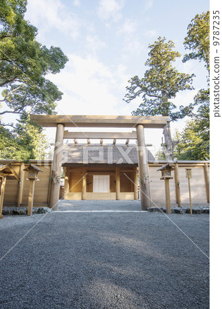 伊勢神宮外宮全新本宮仙宮儀式 閃耀檜木神社 9787235