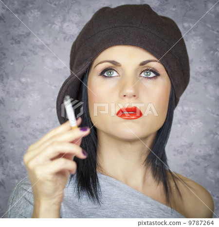 Woman with cigarette Woman with cigarette 9787264