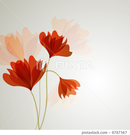 Flower vector background 9787367