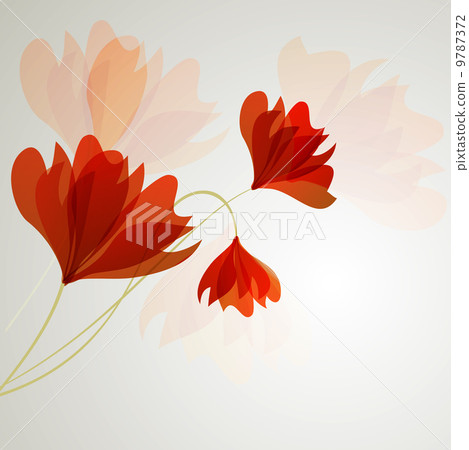 Flower vector background 9787372