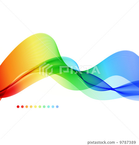 Abstract colorful background. Spectrum wave. Abstract colorful background. Spectrum wave. 9787389