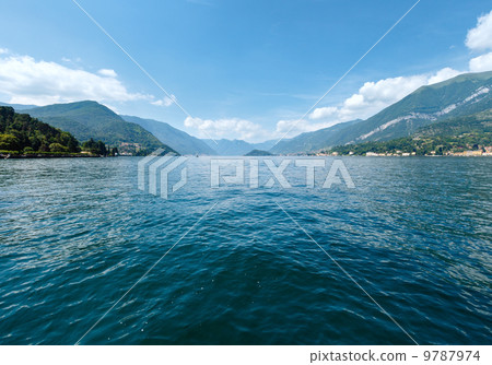 Lake Como (Italy) view from ship Lake Como (Italy) view from ship 9787974