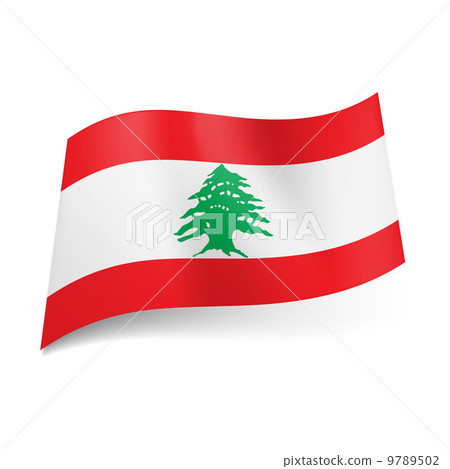State flag of Lebanon 9789502
