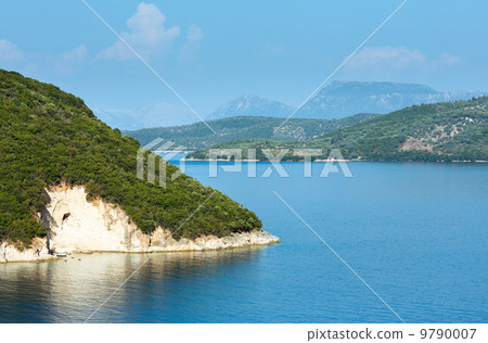 Lefkada coast summer landscape (Greece) 9790007