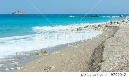 Lefkada coast summer beach (Greece) 9790042