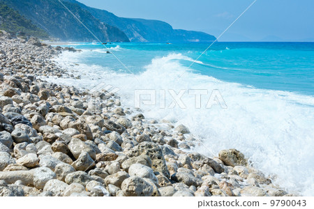 Lefkada coast summer beach (Greece) 9790043