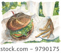 Hamburger _ watercolor 9790175