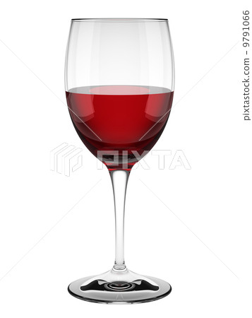 red wine glass isolated on white 9791066