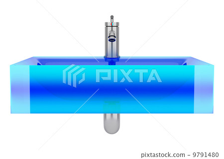 modern blue glass bathroom sink isolated on white background modern blue glass bathroom sink isolated on white background 9791480