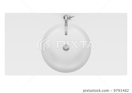 top view of ceramic bathroom sink isolated on white background top view of ceramic bathroom sink isolated on white background 9791482