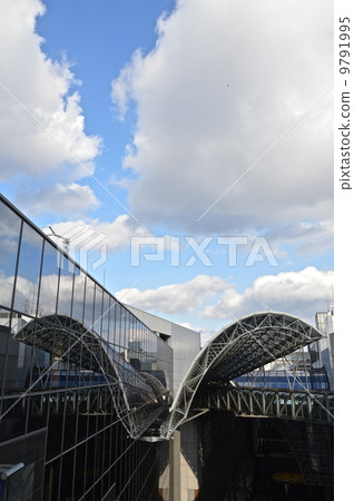 Kyoto Station's large roof · air route (JR Kyoto Station / Kyoto shi, Kamigyo-ku) 9791995