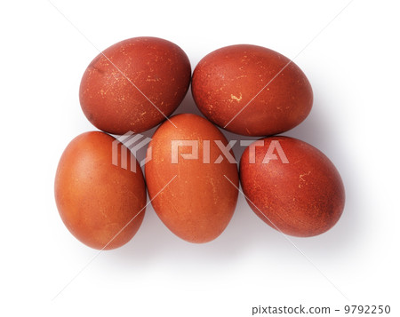 colorful easter eggs from above 9792250