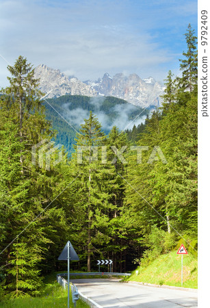 Dolomites mountain summer view Dolomites mountain summer view 9792409