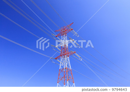 Electric power transmission line and tower Electric power transmission line and tower 9794643