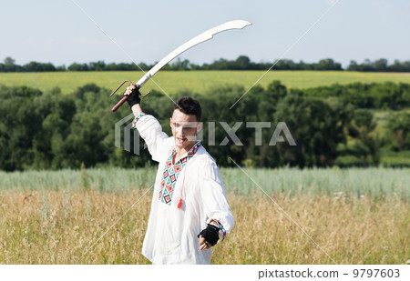 Warrior with a saber Warrior with a saber 9797603