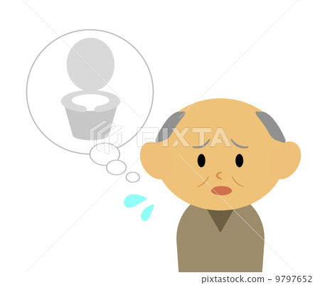 A grandfather suffering from frequent urination 9797652