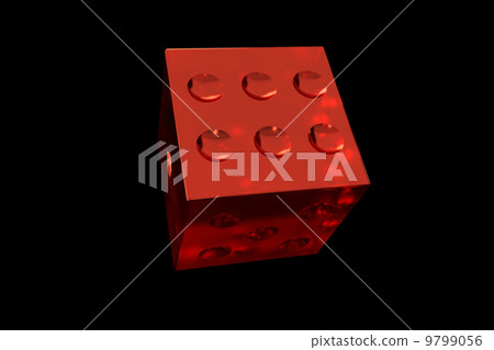 Red rolling dice Red rolling dice 9799056