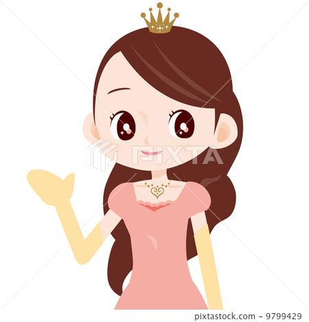 A woman in a princess's costume A woman in a princess's costume 9799429