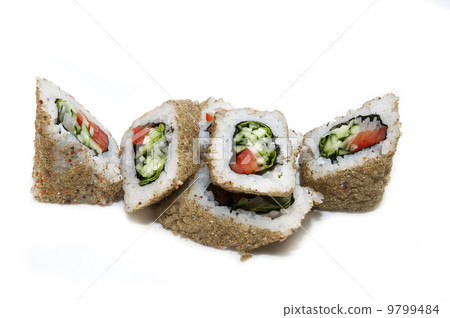 delicious seafood sushi at a Japanese restaurant 9799484