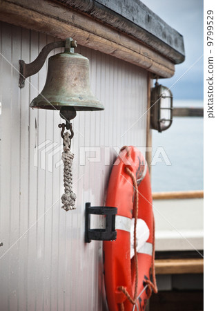 ship's Bell on an old sailboat ship's Bell on an old sailboat 9799529