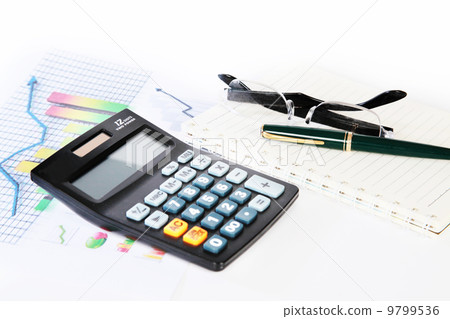business chart showing financial success .  9799536