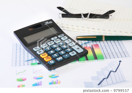 business chart showing financial success .  9799537