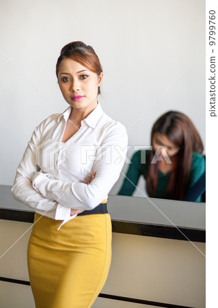 A lady boss and secretary A lady boss and secretary 9799760