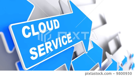 Cloud Service. Internet Concept. 9800930
