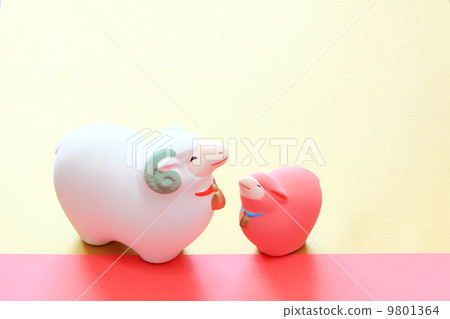 Parent and child sheep 9801364