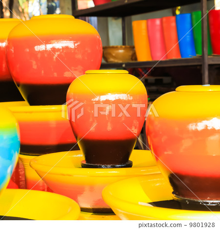 colorful jars 9801928
