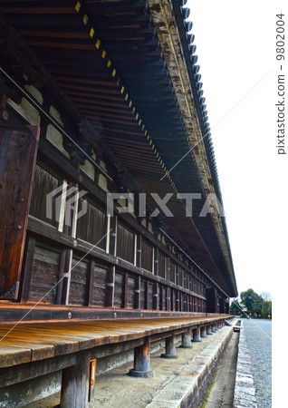 Sanjusangen-do（Renka Owon）的“Hondo”（京都市東山區Sanjusangendo Rikocho） 9802004