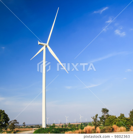 wind turbine clean energy concept 9802363