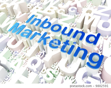 Business concept: Inbound Marketing on alphabet background Business concept: Inbound Marketing on alphabet background 9802591