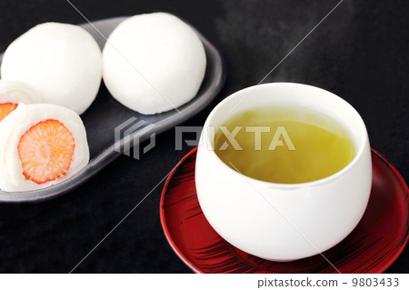 Strawberry Daifuku for tea Strawberry Daifuku for tea 9803433