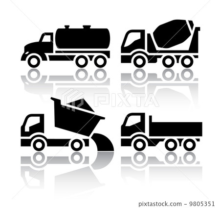 Set of transport icons Set of transport icons 9805351
