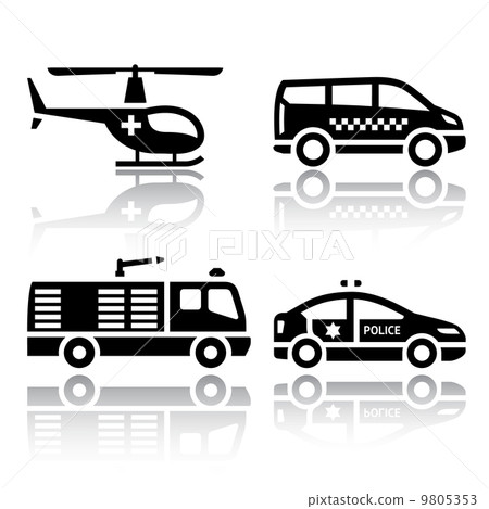 Set of transport icons - transport services Set of transport icons - transport services 9805353