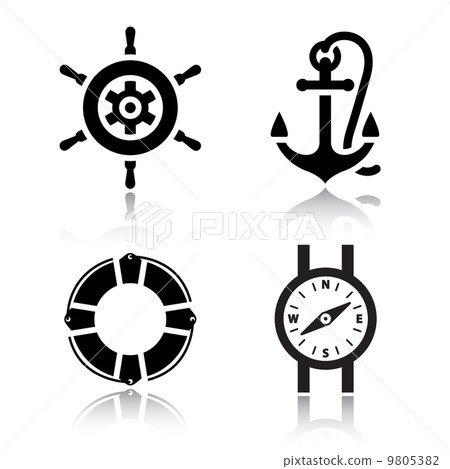 Set of travel icons 9805382