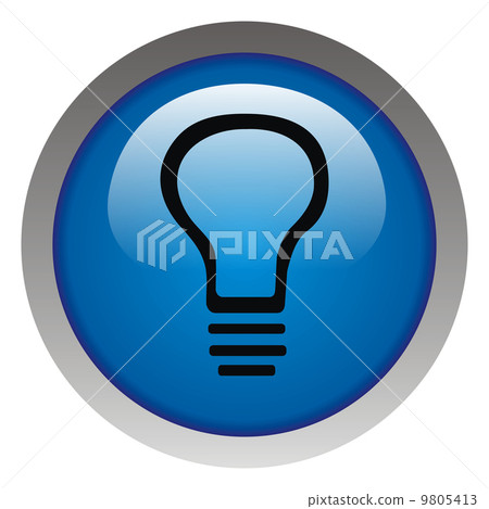 Glossy idea web icon design element. Electricity payment Glossy idea web icon design element. Electricity payment 9805413