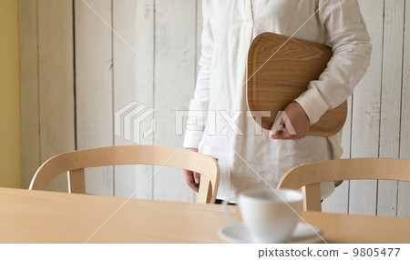 A woman holding an Obon festival 9805477