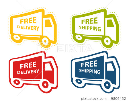 Free shipping, delivery icon set. vector illustration 9806432